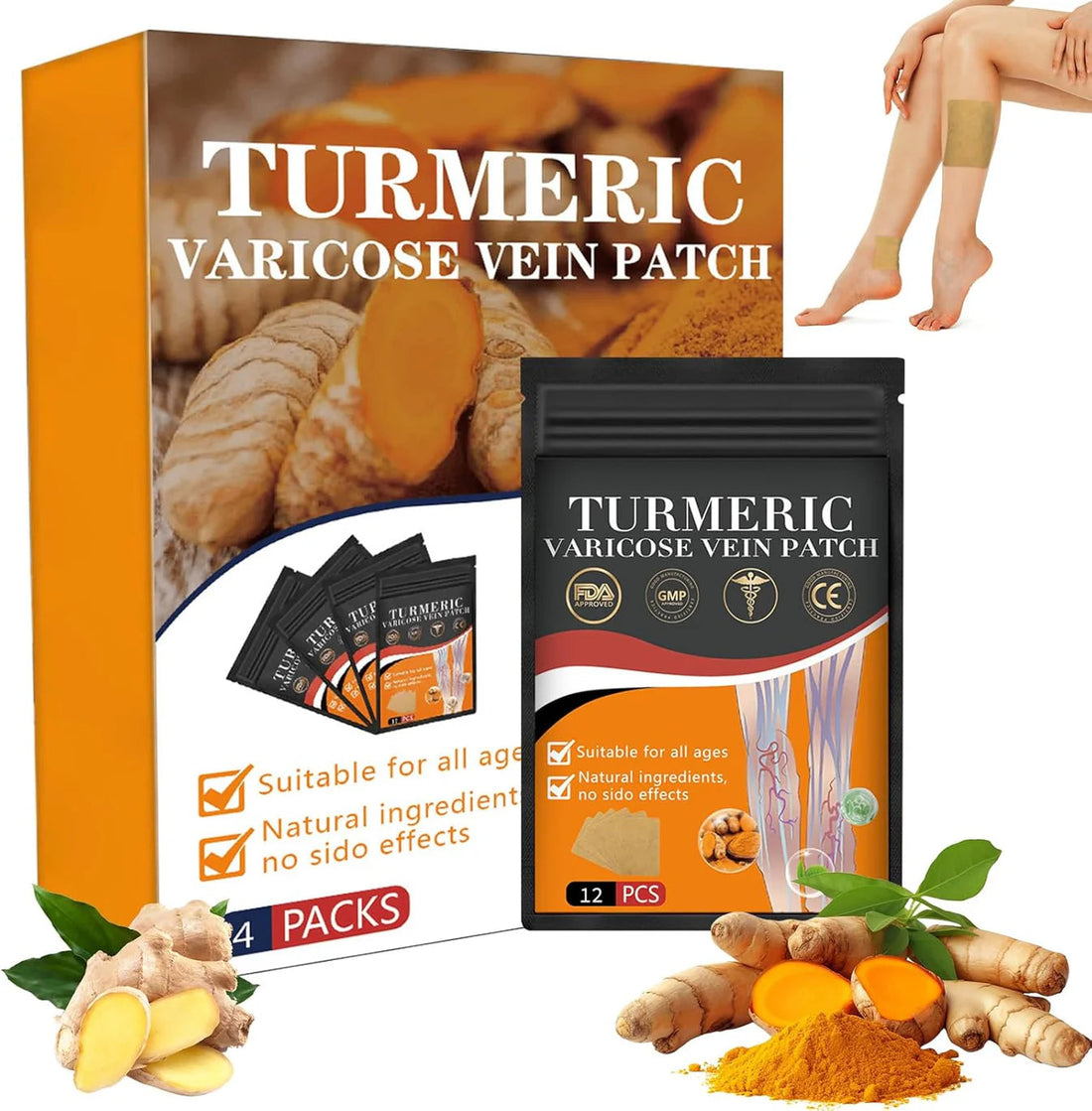 Turmeric Varicose Vein Care Patch