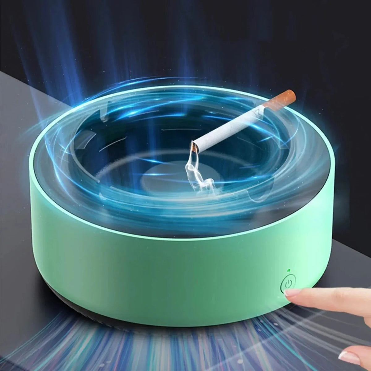 2-in-1 Air Purifier Quiet Ashtray - alternate view 2