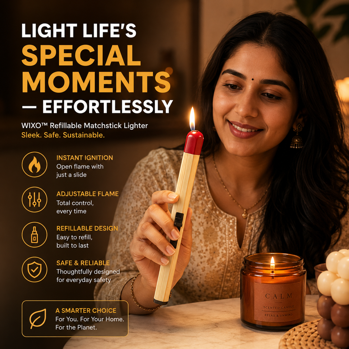 Refillable matchstick lighter product image 10