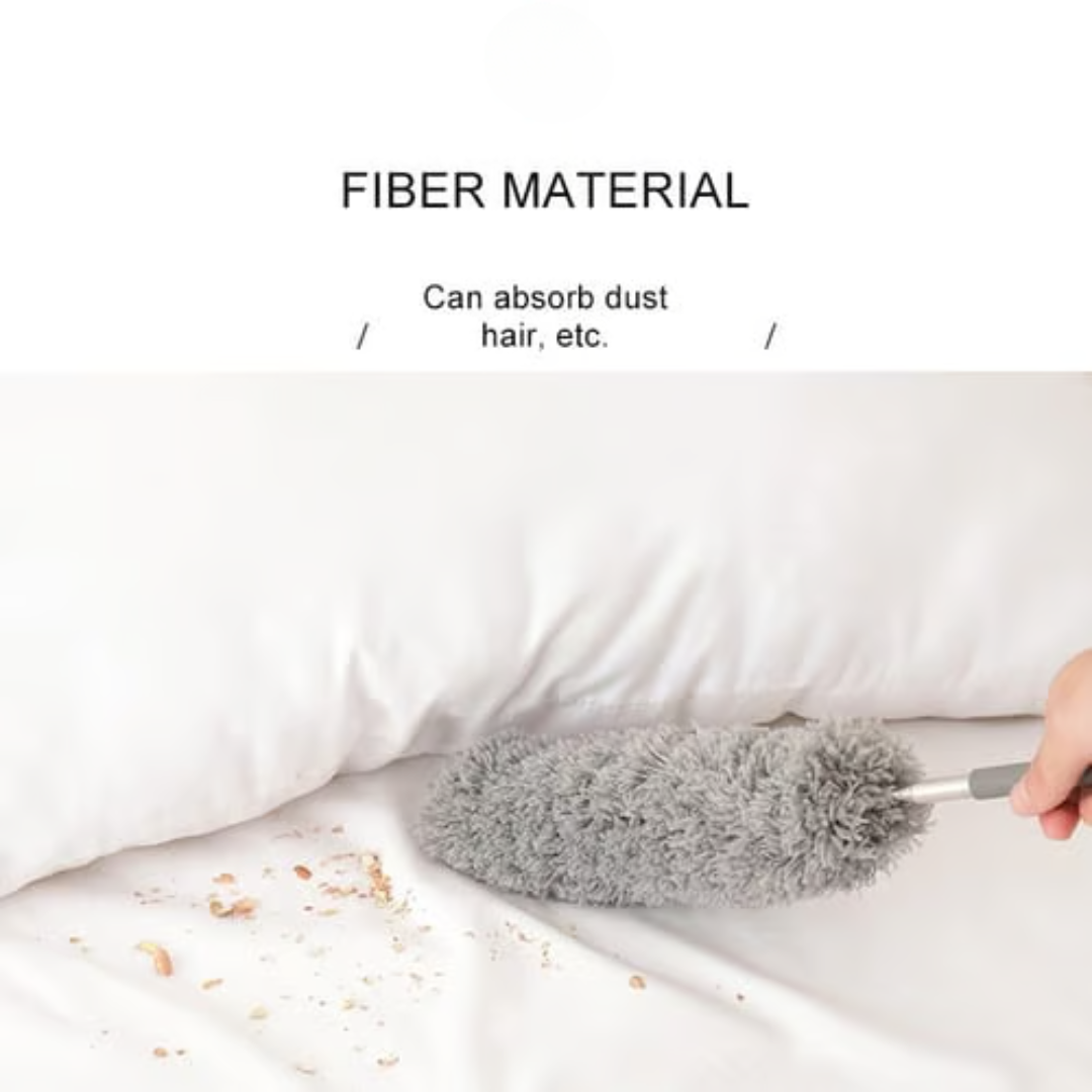 Foldable extendable microfiber cleaning duster