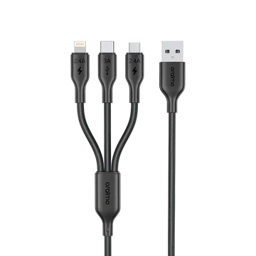 Oraimo OCD-118MCL DuraLine 4 3-in-1 Fast Charging Cable