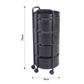 Rotating Storage Organizer Rack on Wheels (With Handle) - alternate view 2