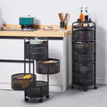 Rotating Storage Organizer Rack on Wheels (With Handle) - alternate view 5