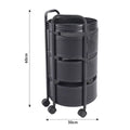 Rotating Storage Organizer Rack on Wheels (With Handle) - alternate view 6