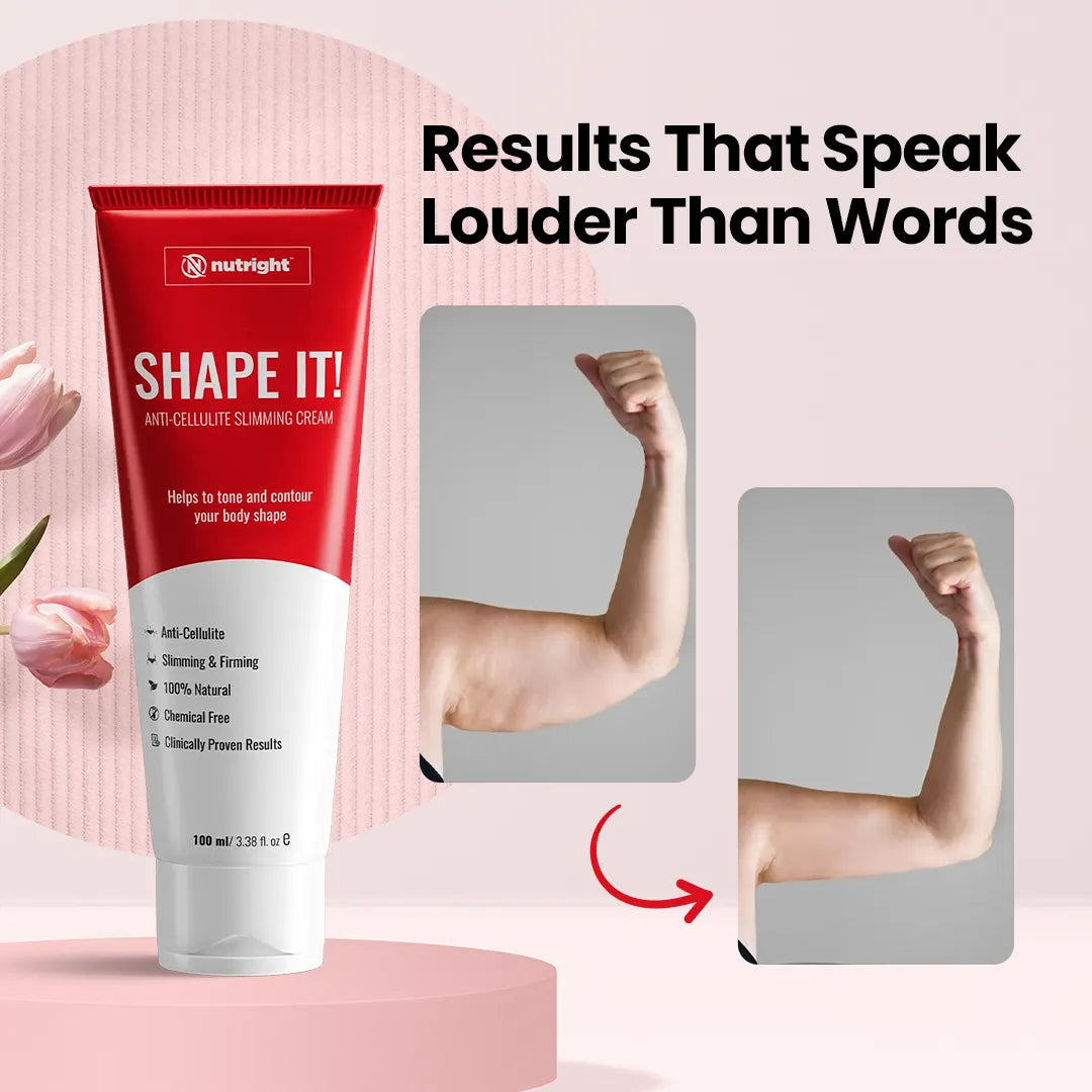 Shape It firming cream for belly thighs hips and arms