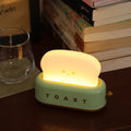 Smiley toaster night lamp for bedroom table decor