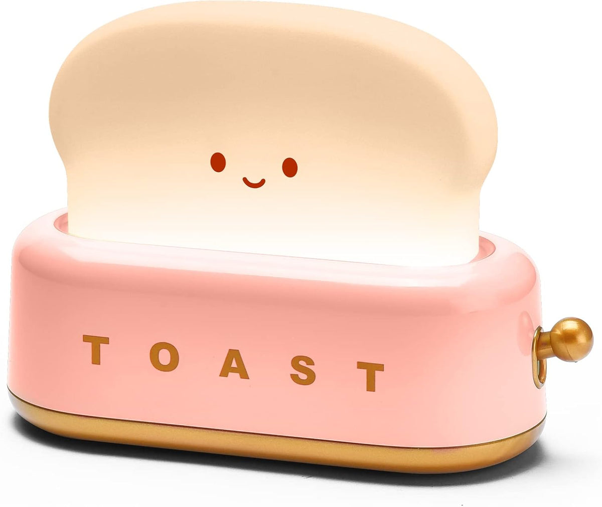Portable toaster shaped LED lamp for room decor