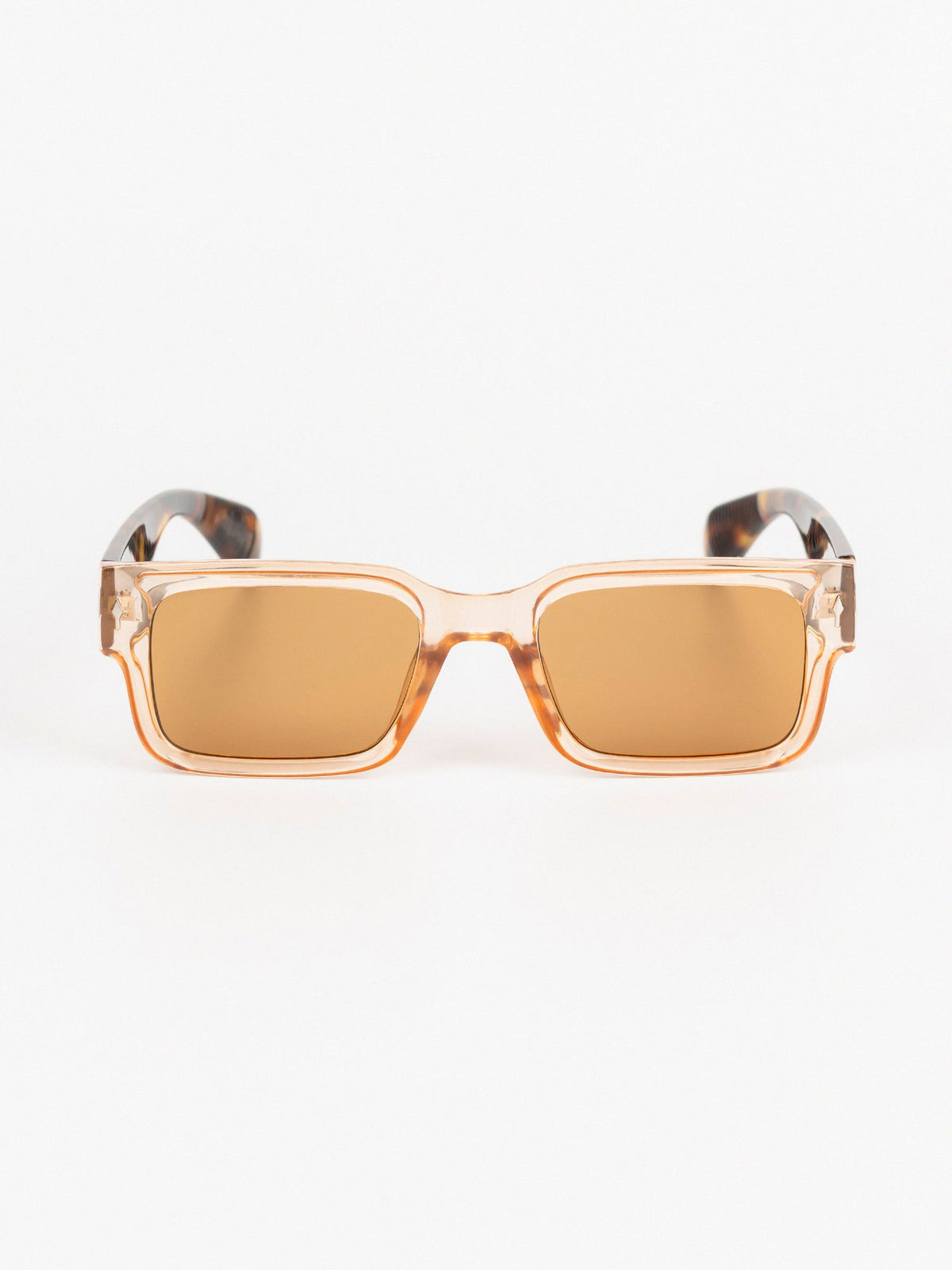 Rectangular Sunglasses - Brown