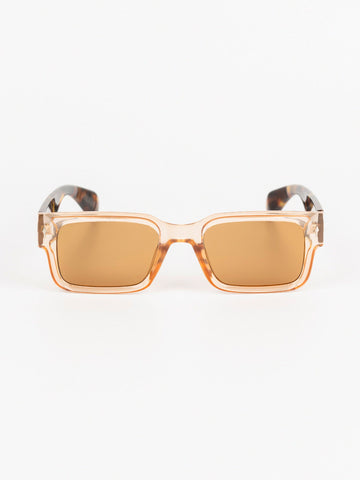 Rectangular Sunglasses - Brown